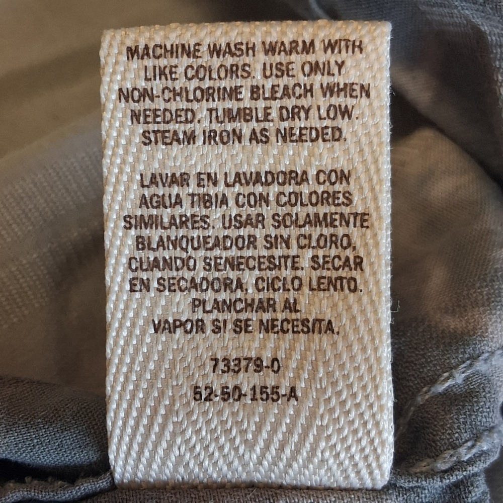 Decree Taupe Tie Dye W/ Embroidered Accent LS Button Down Western Shirt EUC - Picture 15 of 15